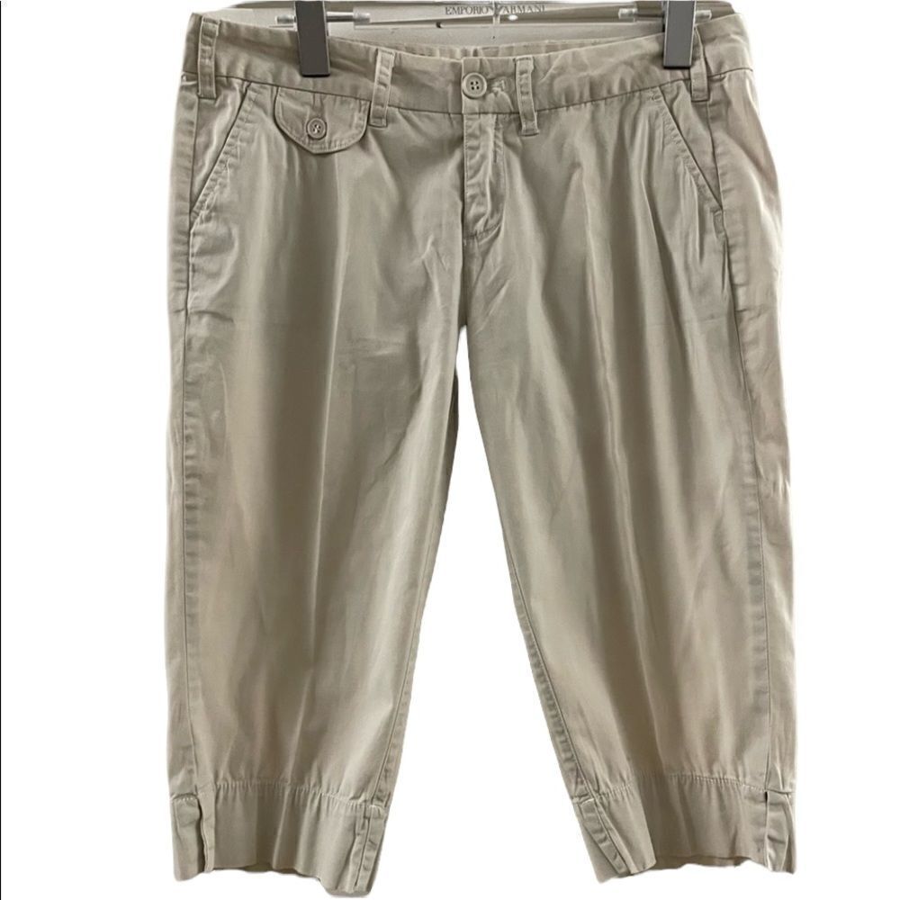 Cinnamon Girl ~ light khaki Bermuda Shorts ~ size 4